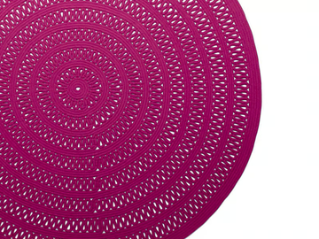 SHANG - Round solid-color wool rug by Paola Lenti - view 3